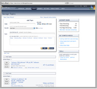 Setting PositivePress to grab content from across the web is as simple as entering a keyword.
